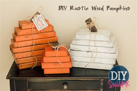 Rustic Wood Pumpkins Diy Fall Decor — Diy Swank