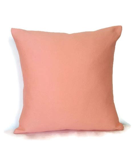 Peach Pillow Cover Handmade Peach Throw Cushion Cover