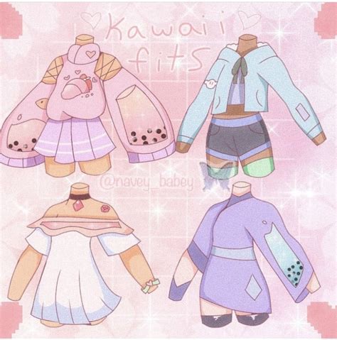 navey babey kawaii fit drawing anime clothes cute art styles cute drawings