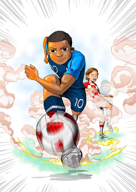 Mbappe Ilustración Football Drawing Soccer Drawing Soccer Art