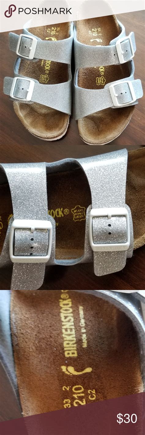 Kids Silver Glitter Birkenstocks Glitter Birkenstocks Silver Glitter