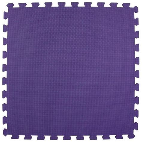 Greatmats 25 Pack 24 In X 24 In Purple Foam Tile Multipurpose Flooring