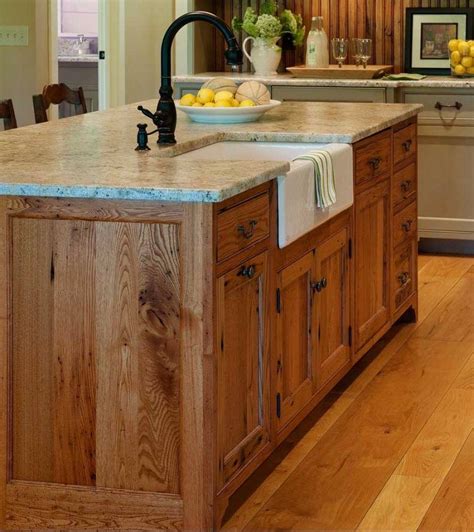 Check spelling or type a new query. Image result for hickory cabinets with white apron front ...