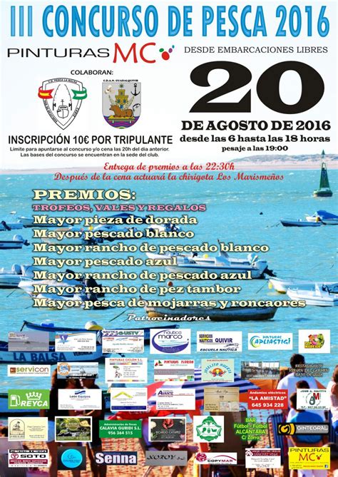 Concursos De Pesca 2016 Club La Balsa