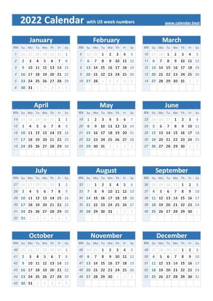 New 2022 Calendar Week Number Photos Ctzzsw Plant Calendar 2022