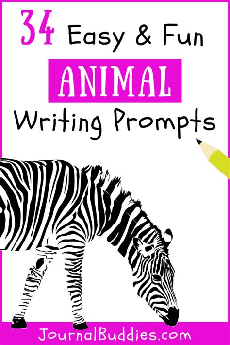 34 Easy And Fun Animal Writing Prompts