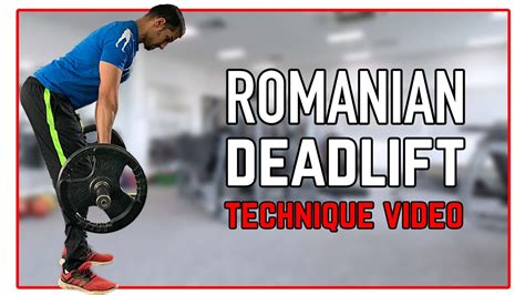 The Rdl Tutorial Romanian Deadlift Technique Video Youtube