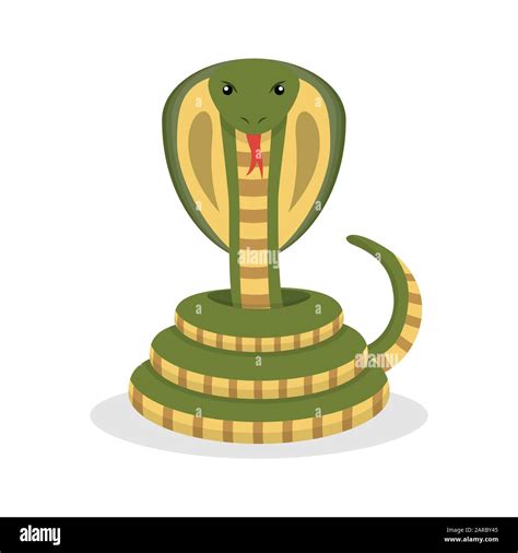 Cobra Indian Snake Vector Illustration Stock Vector Image And Art Alamy