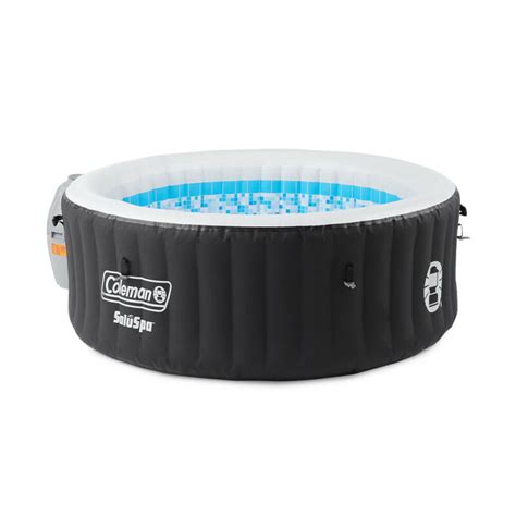 Coleman Saluspa Portable Person Outdoor Inflatable Hot Tub Spa W Pump Black For Sale From