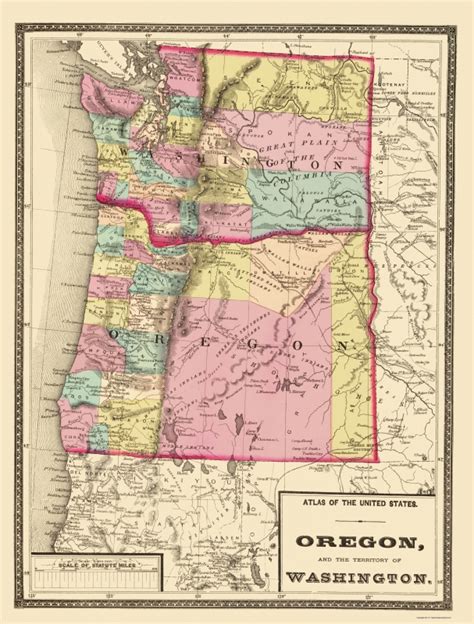 Map Oregon And Washington Oakland County Michigan Map