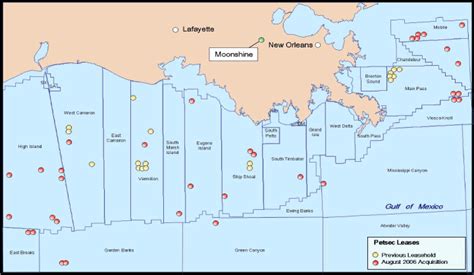 Gulf Of Mexico Block Map World Map