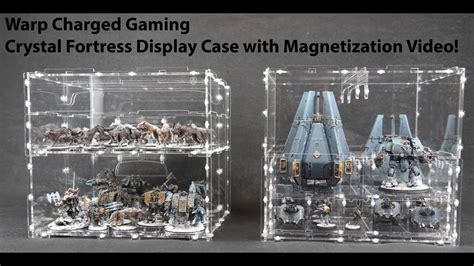 Warp Charged Gamings Crystal Fortress Display Case W Magnetization