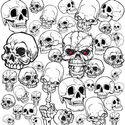 Please rate our free tattoo. Skull illustration, Skulls drawing, Skull art drawing