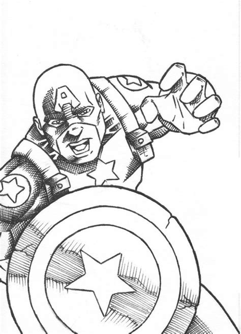 Coloring pages captain america coloring page. Free Printable Captain America Coloring Pages For Kids