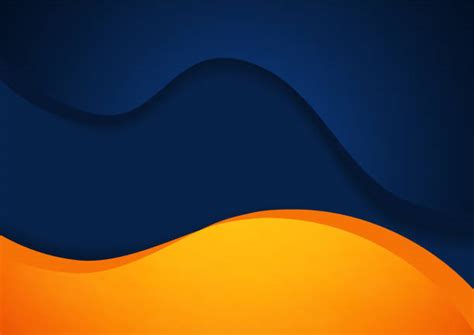 Orange And Blue Abstract Background Illustrations Royalty Free Vector