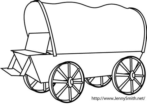 The Inspiring Covered Wagon Coloring Page Page 1 Throughout Covered