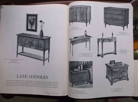 Vintage Lane Furniture Table Portfolio Catalog Fall 1964