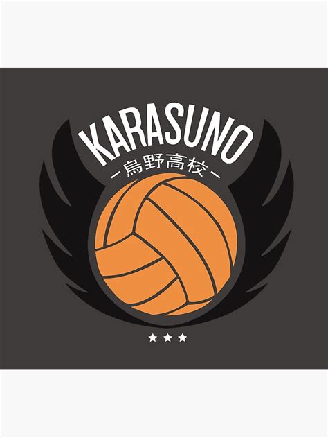 Team Karasuno Logo Canvas Print For Sale By Wannabe311 Redbubble