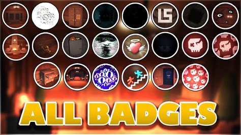 How To Get All Badges In Doors Roblox Youtube
