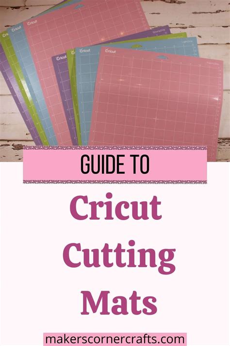 Guide To Cricut Cutting Mats Makers Corner Crafts