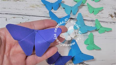El Rinc N De Las Manualidades Caseras Mariposas De Papel Origami O