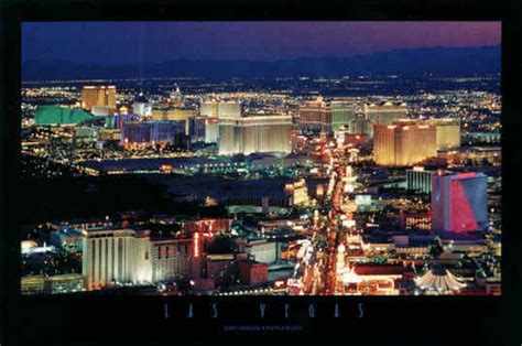 Las Vegas Nevada Night Panorama Skyline Photos