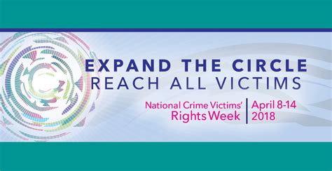 national crime victims rights week expand the circle to reach all