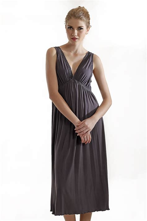 Celia Soft And Drapey Knit Ballet Length Nightie Super Comfy From