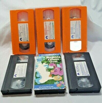 Blues Clues Nick Jr Vhs Lot Of Orange Cassettes Tested The Best Porn