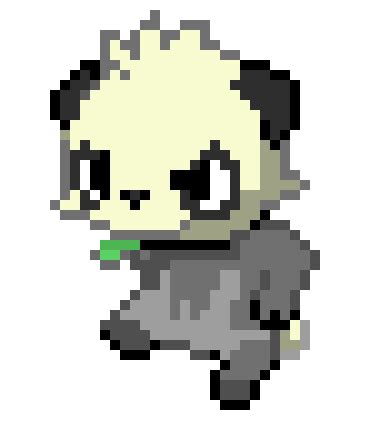 All pokemon png images are displayed below available in 100% png transparent white browse and download free mewtwo pokemon png download image transparent background image. Pancham Sprite | Pixel Art Maker