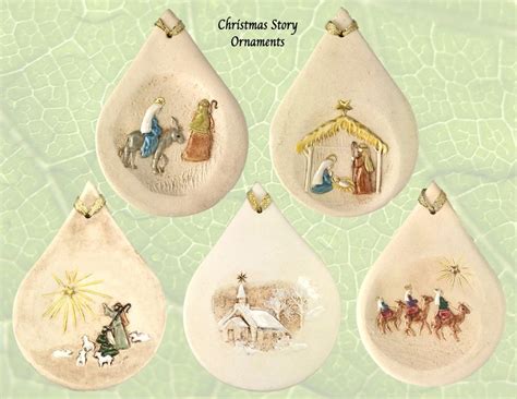 Christmas Story Porcelain Ornaments The Creators Hands
