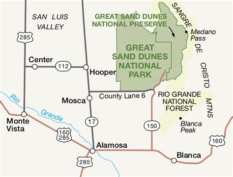 Great Sand Dunes National Park Topographic Map Print Agrohortipbacid