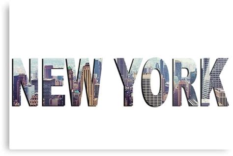 New York City Word Art Metal Prints By Laurawr Ght Redbubble