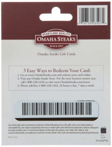 Buy discount omaha steaks gift cards at up to 13 % off! Omaha Steaks Gift Card $25 - Shop GiftCards
