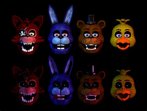 Stylized Fnaf 1 Gang Probably Will Be Used For The Game Jam R