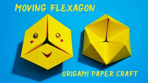 Origami Paper Infinity Moving Flexagon Paper Craft Toy Fun And Easy