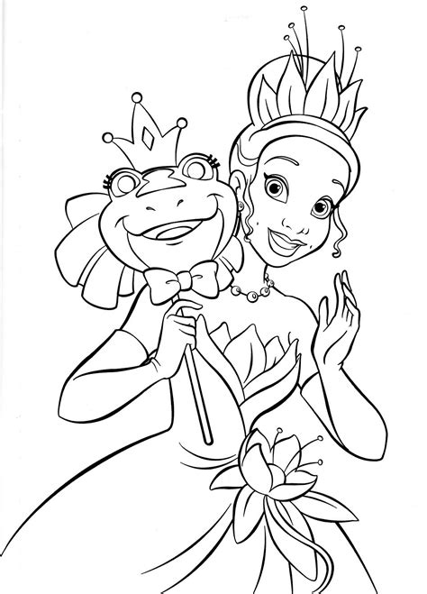 Create unusual characters, explore the beautiful game world. Disney Princess Tiana Coloring Pages - GetColoringPages.com