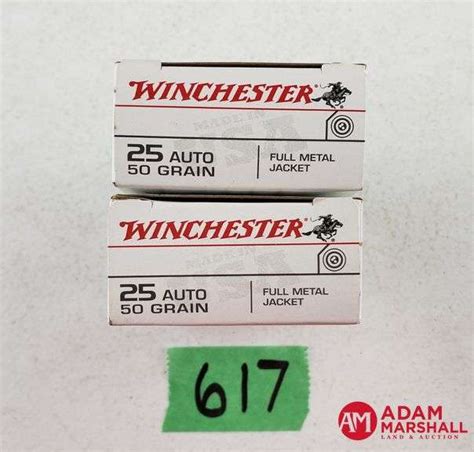 Winchester Target 25 Auto 50 Gr Fmj 2 X 50 Adam Marshall Land