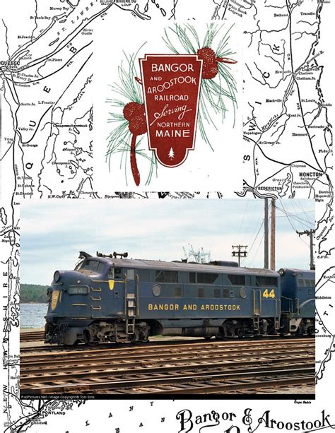 Bangor and Aroostook Railroad | Railroad, Bangor, Northern maine