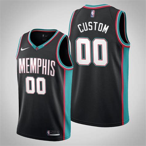This is the official release from 2k! Memphis Grizzlies 20th Season Classic Black Custom 2021 Jersey