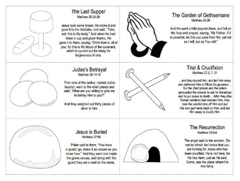 Joseph wrapped the body in fine linen and spices and laid it in a. Easter Resurrection Story Cards Free Printable | True Aim