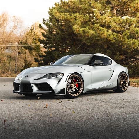 Toyota Supra Gr A90 Silver Stance Sf07 Wheel Front