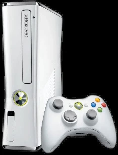 Microsoft Xbox 360 Slim White Console Consolevariations