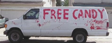 See full list on eclassifieds4u.com White "Free Candy" Van Freaks Out Parents