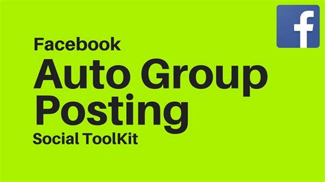 A facebook auto poster helps you create and maintain a consistent presence on facebook. Facebook Auto Group Posting Social Toolkit - YouTube