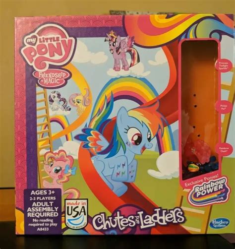 My Little Pony Chutes And Ladders Hasbro Board Game Ages 3 Exclusive