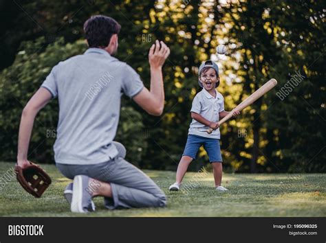 Dad Son Playing Image And Photo Free Trial Bigstock