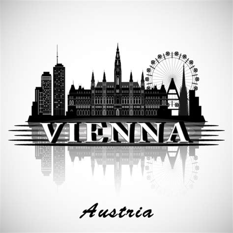 Vienna City Background Vector Vectors Graphic Art Designs In Editable