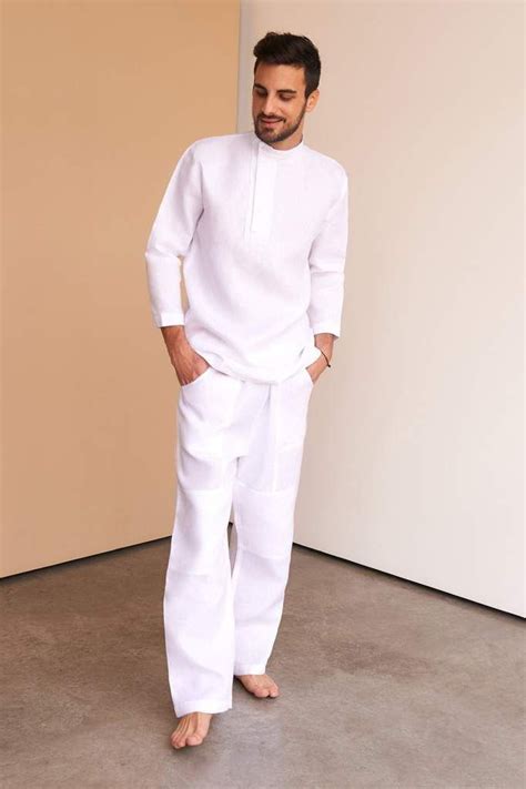 Https://wstravely.com/outfit/white Linen Outfit Mens