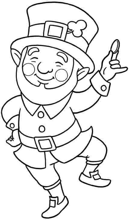 We hope you enjoy our st. Free Colouring Pages Saint Patrick Leprechaun For Little ...